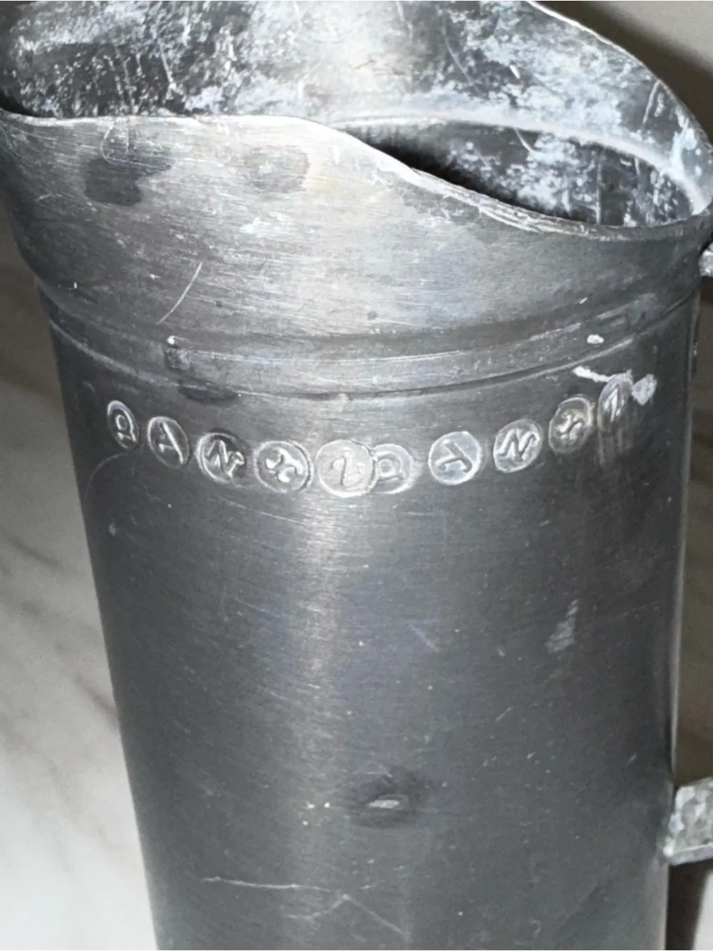 Holland made metal handle cup beer stein
